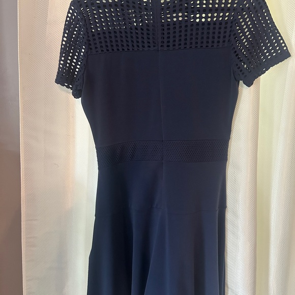 Michael Kors Navy Dress with Mesh Accents - Picture 5 of 5
